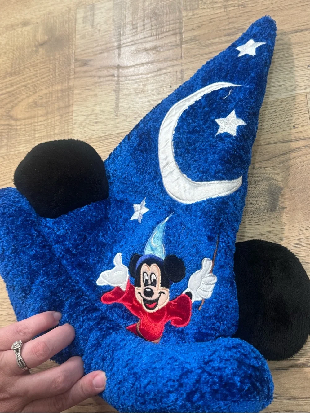 Disney Blue Sorcerer Mickey Plush One-Piece Romper